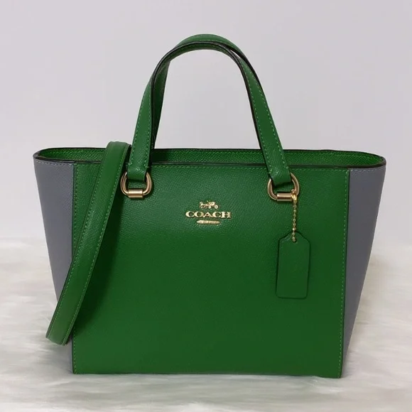 NWT💃Coach Alice Satchel In Colorblock - Picture 1 of 13